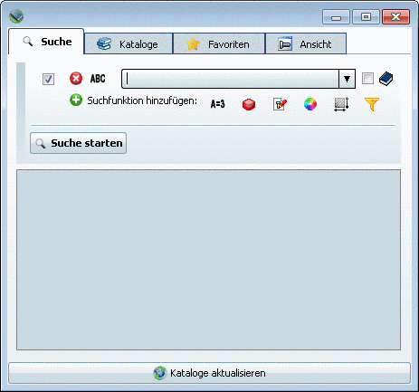 "Suchen in nach" entfernt