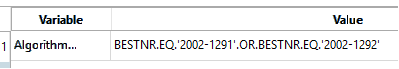 Automatisch gesetzter Eintrag in Fortran-Syntax