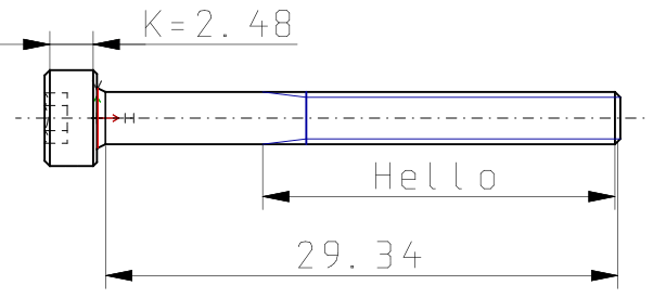 Maßtext - 3 Möglichkeiten