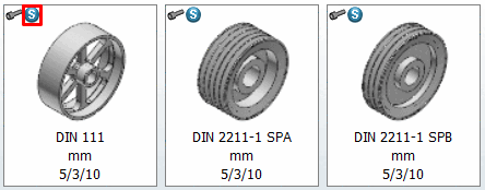 Beispiel: Icon Standard-Klassifikation
