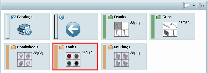 Vorschaubilder - Variante "Gruppiert"
