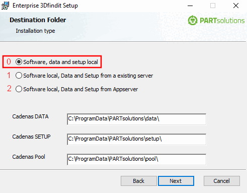 Installationsmethode "0"