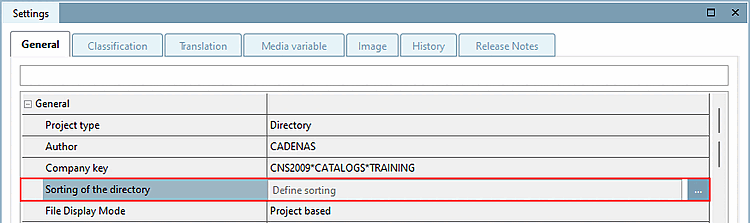 Verzeichnissortierung [Sorting of the directory]