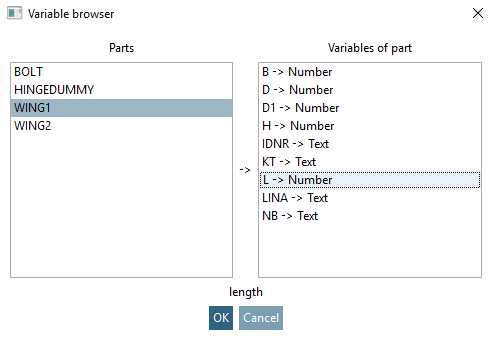Fenster Variablen Browser [Variable browser]