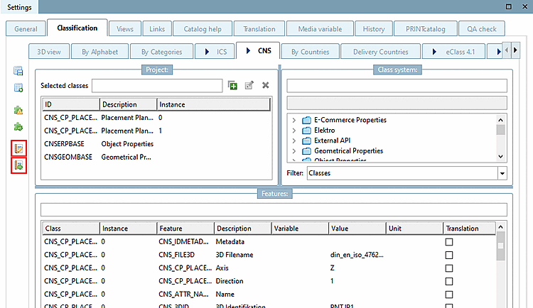 Templates verwalten [Manage templates] und Template ausführen [Execute template]