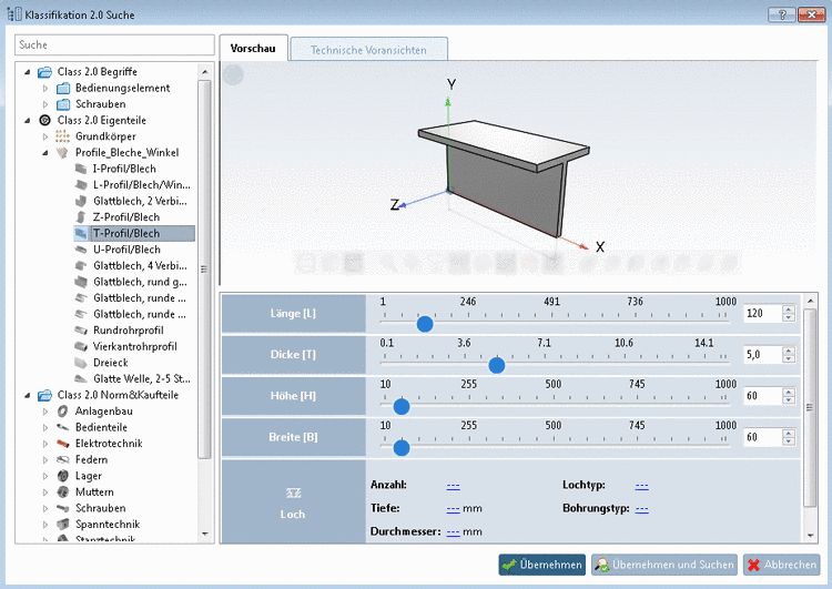 Ergebnis am Beispiel Solid Edge