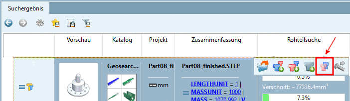 Inventor iProperties -> Registerseite "Physikalisch"