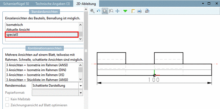 Self created 2D-Ableitung