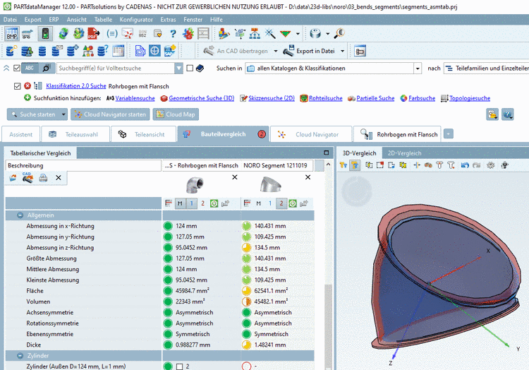Geometrische Suche(3D) -> Registerseite 3D-Dateien
