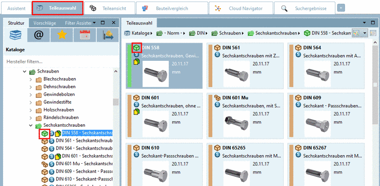 Registerseite "3D-Ansicht"