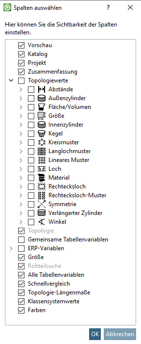 Bemaßung in PARTdataManager