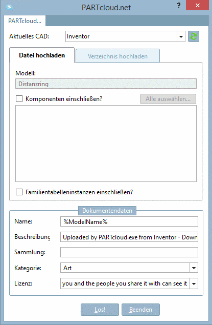 Solid Edge: Stückliste erweitert mit "CNS_ERP_PDM_NUMBER" und "CNS_MAT_NAME"