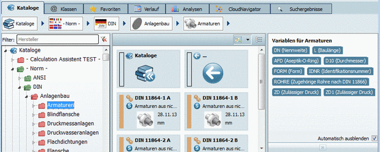 "Variablen für" <Verzeichnis>