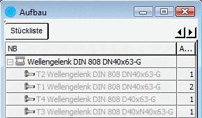 Stücklisteninformation