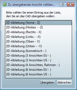 Zu übergebende Ansicht wählen...