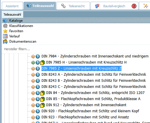 Symbole - Verzeichnisbaum