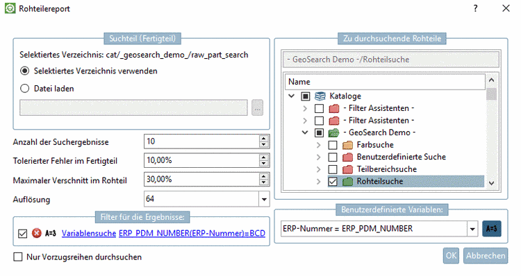 Benutzerdefinierte Variable gesetzt