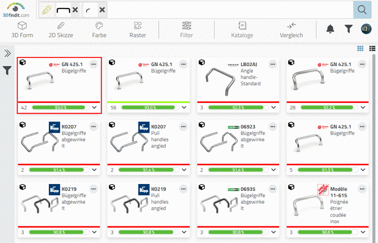 Ergebnis mit zwei Skizzen