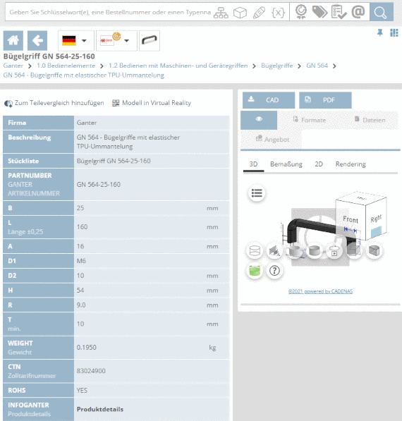 Produkt ohne Wertebereichsfelder