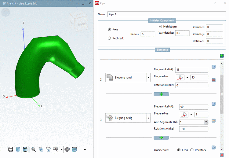 "Rechtezuordnung" Registerseite (nur zugewiesene)