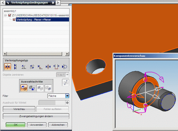 Verknüpfungsbedingungen