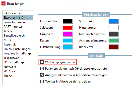 Initial bei neuem Projekt