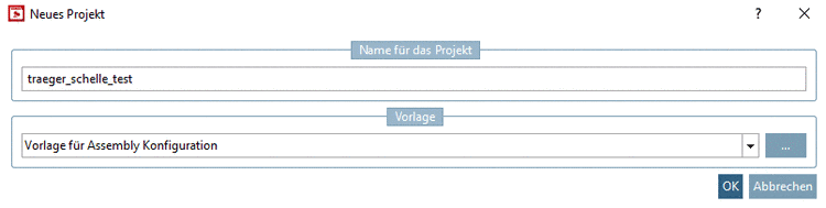Neues Projekt "traeger_schelle_test"