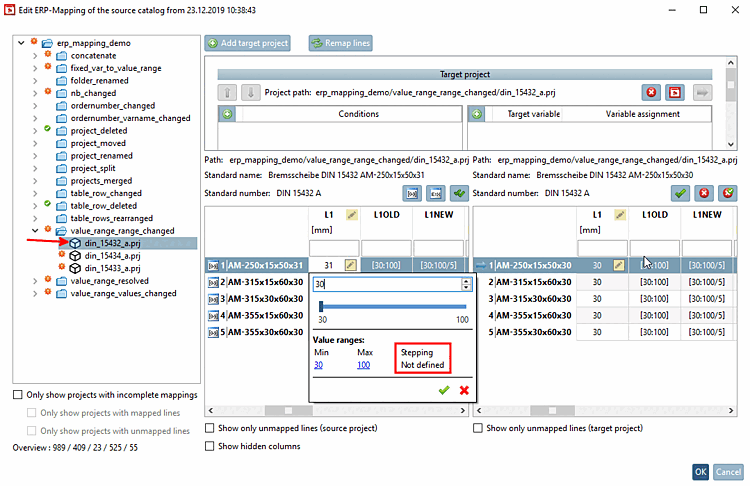 Stufung nicht definiert