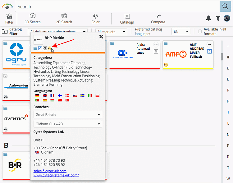 Beispiel: Details-Anzeige zum Gold-Siegel