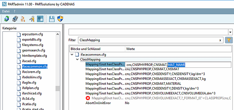 ifacecommon.cfg -> Block [ClassMapping]