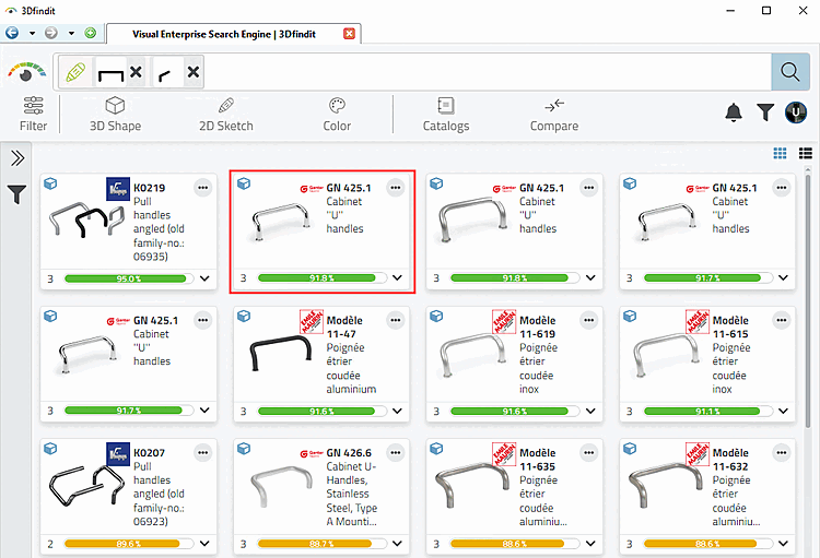Ergebnis mit zwei Skizzen