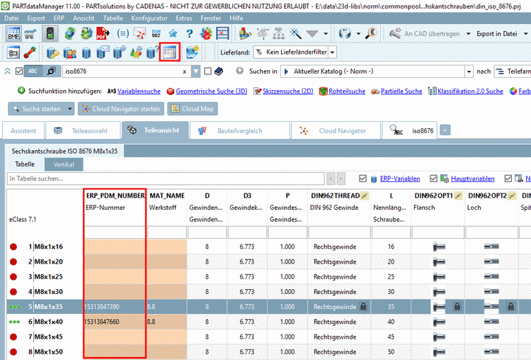 Rendermaterialien verwalten