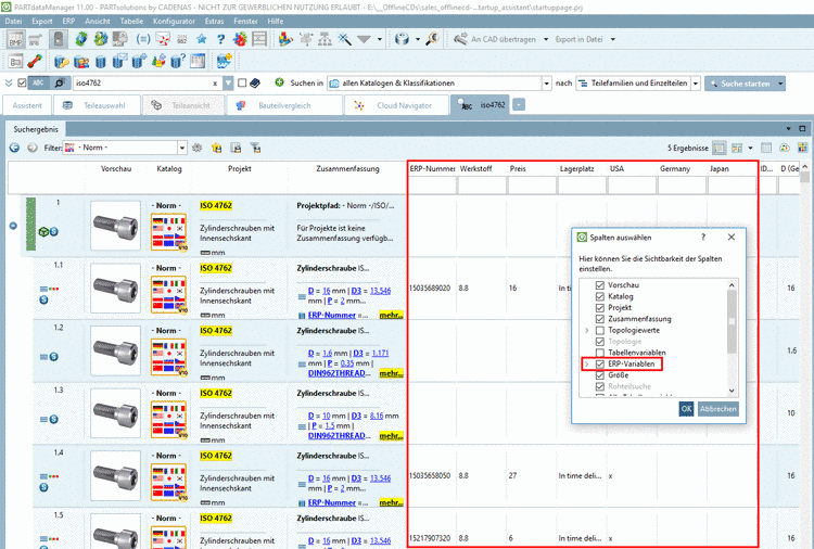 Linkdatenbank Toolbar