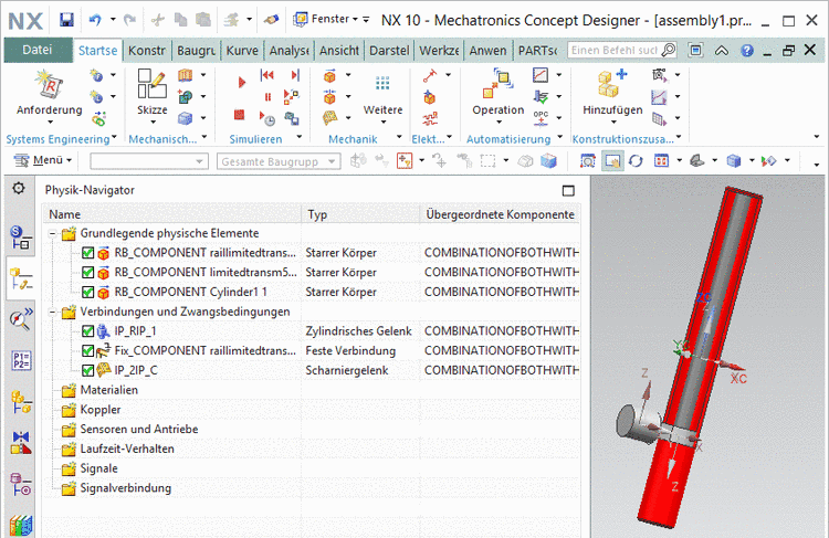 Stücklistenattribut "Name" jetzt mit "Präfix"
