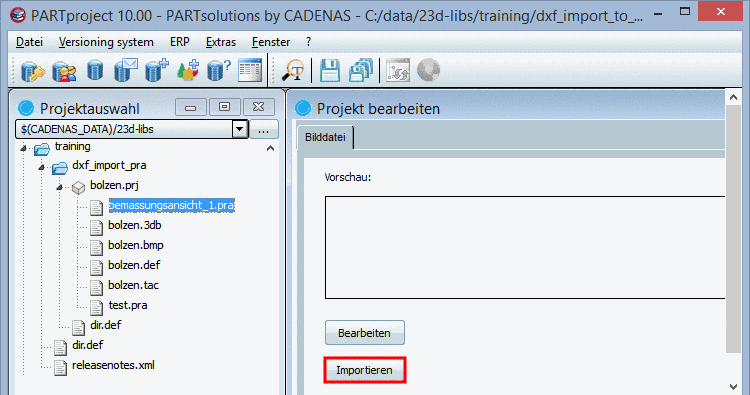 PARTdataManager: Löcher nicht korrekt
