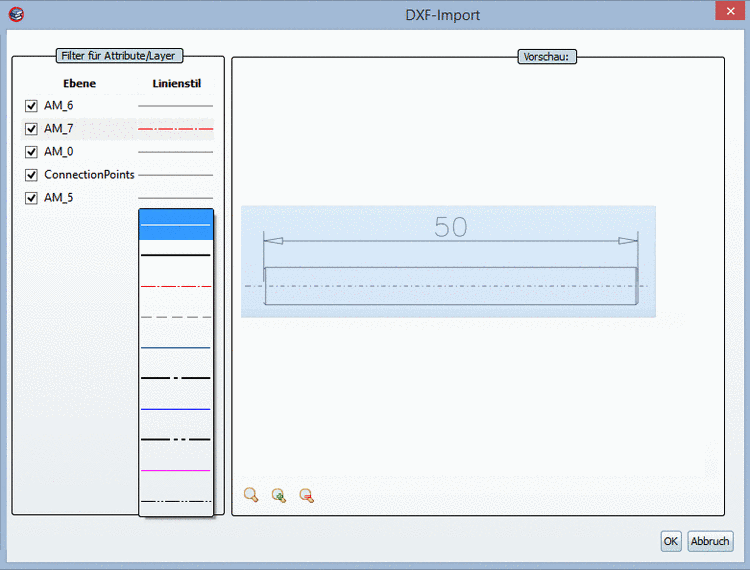 PARTdataManager: Löcher korrekt