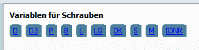 Es werden nur die Variablen angezeigt, nicht die Variablenbeschreibungen.