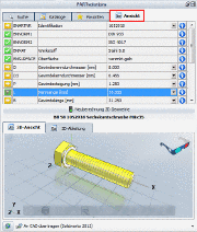 Große Zeilen mit großen Vorschaubildern