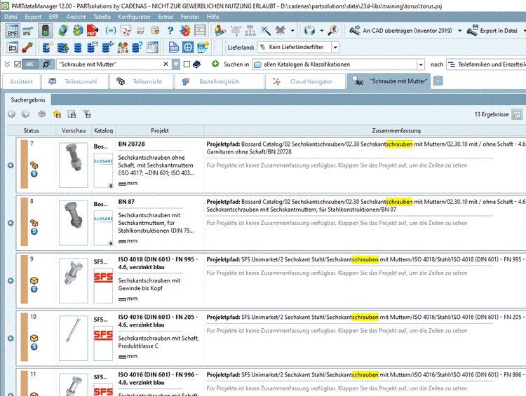"Index verwalten" Dialogfenster -> Registerseite "Statistik"