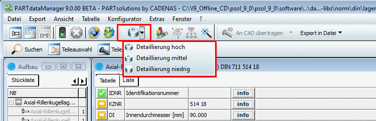 Zu übergebende Ansicht wählen...