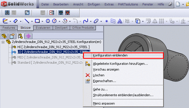 2D-Ableitung - Aktuelle Ansicht