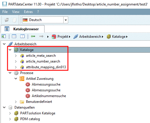 Kataloge - Verzeichnisstruktur
