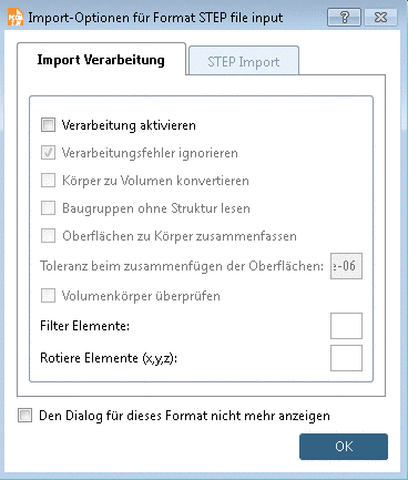 Beispiel eines Rohrverlaufs (Pipe)