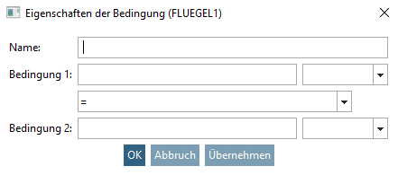 Dialogfenster "Eigenschaften der Bedingung"