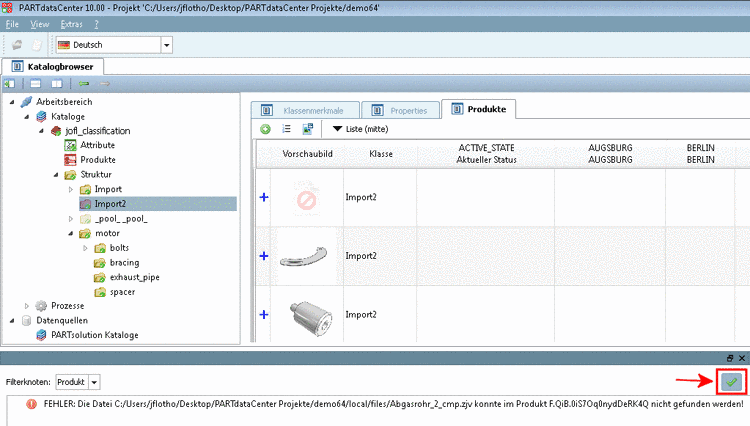 Der Commit wurde für das betroffene Verzeichnis nicht durchgeführt. Sie erkennen dies an der roten Ordnerfärbung.