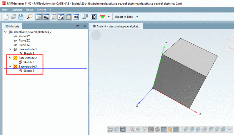 Of course, when hiding the tab context menus are also hidden.