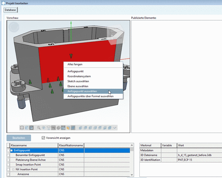 Beispiel: Qualitätssiegel angezeigt auf der Registerseite "Symbole"