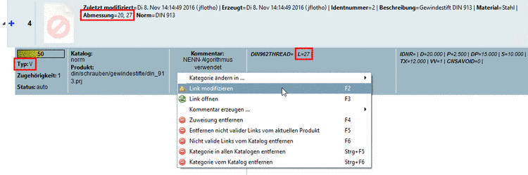 Variante erkannt - Zuordnung muss allerdings noch manuell bestätigt werden.