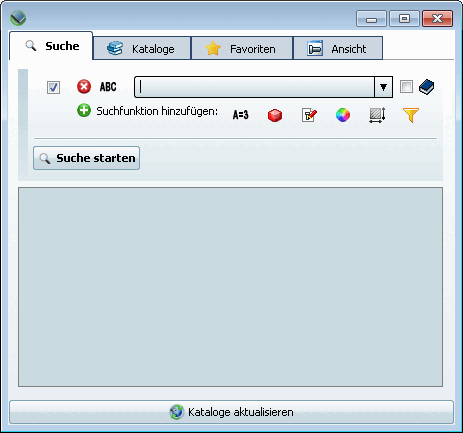 "Suchen in nach" entfernt