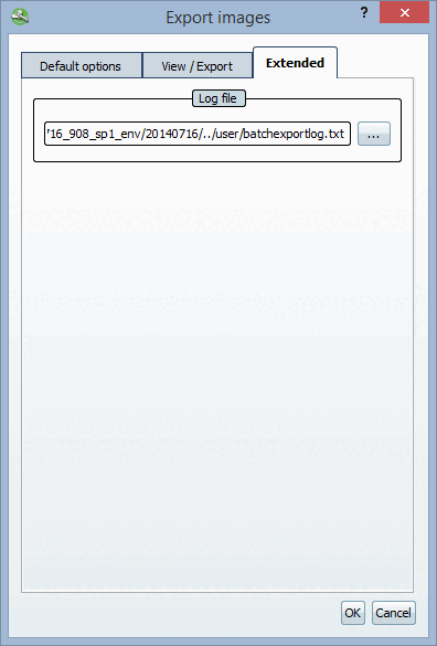 Exportmodus [Export mode]: Voransichten generieren [Generate previews] -> Registerseite "Erweitert [Extended]"